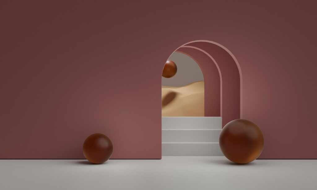 Escenario onírico surrealista 